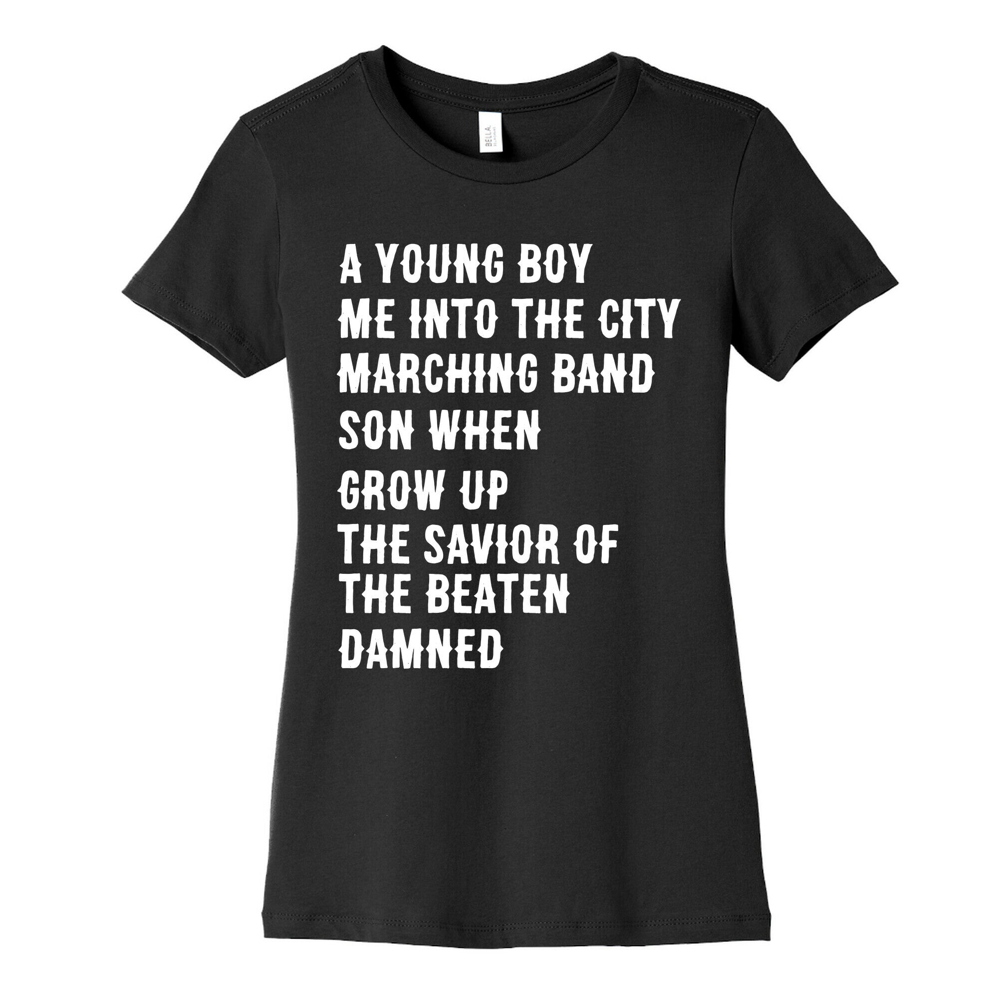When I Was a Young Boy (1 of 2 pair) Women's Cotton Tee